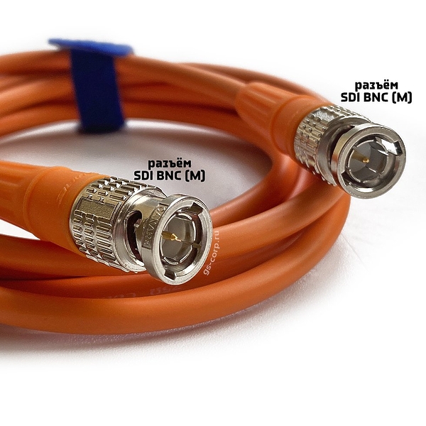 Кабель мобильный/сценический GS-PRO 12G SDI BNC-BNC (mob) Orange 8 m артикул 336714Si-1 фото 3