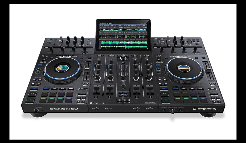 DJ-контроллер Denon Dj Prime 4+ артикул 307322Si-1 фото 4