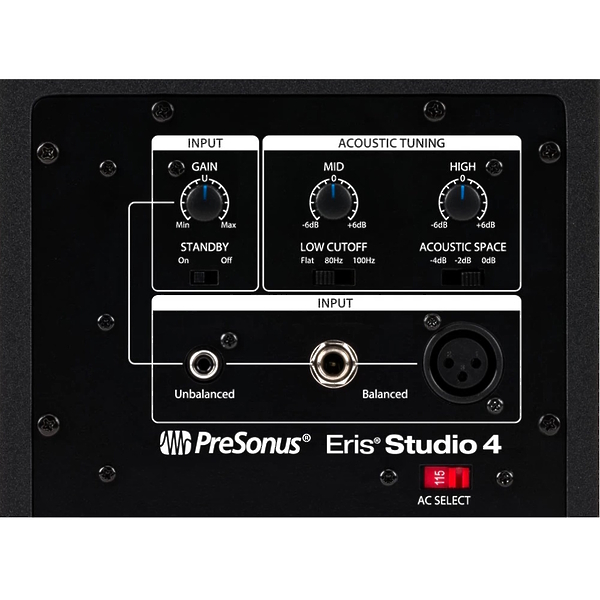Студийный монитор PreSonus Eris Studio 4 артикул 321578Si-1 фото 5