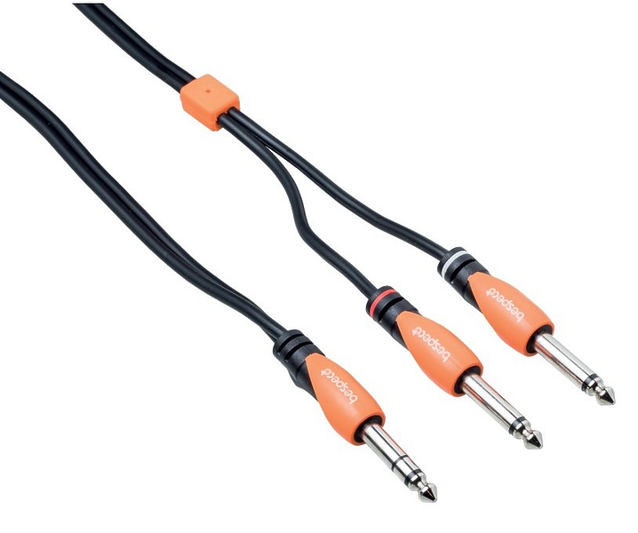 Кабель межблочный стерео Jack-2Jack Bespeco SLYS2J180 1.8 m артикул 257258Si-1