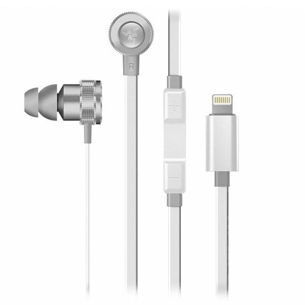 Наушники Razer Hammerhead for iOS Mercury Edition (RZ04-02090200-R3M1) артикул 177223Si-1