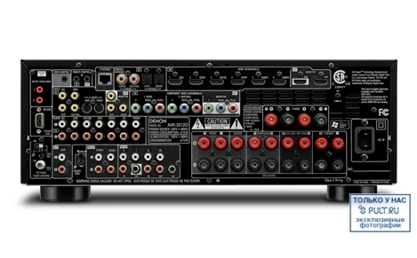 AV Ресивер Denon AVR-3312 black артикул 388351FV-1 фото 5