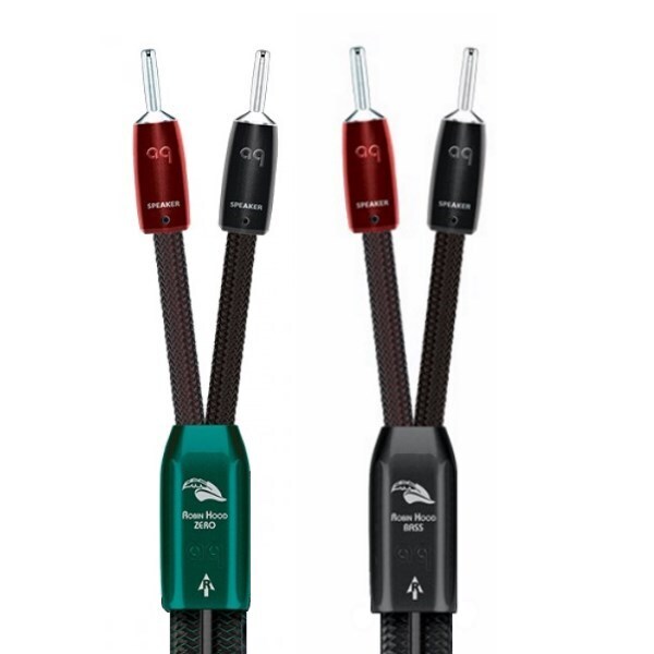 Акустический кабель AudioQuest Robin Hood Treble + Robin Hood Bass BiWire Banan 4.5m артикул 191247Si-1