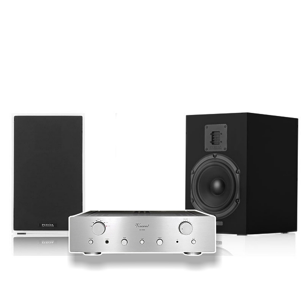 Комплект акустики Vincent SV-500 silver + Piega Classic 3.0 Black matt finish артикул 280983Si-1 в интернет-магазине «HiFiRussia»
