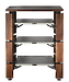 Стойка под Hi-Fi компоненты Solid Tech Hybrid Wood 3 TT (200x275x350 mm) Walnut/Concrete