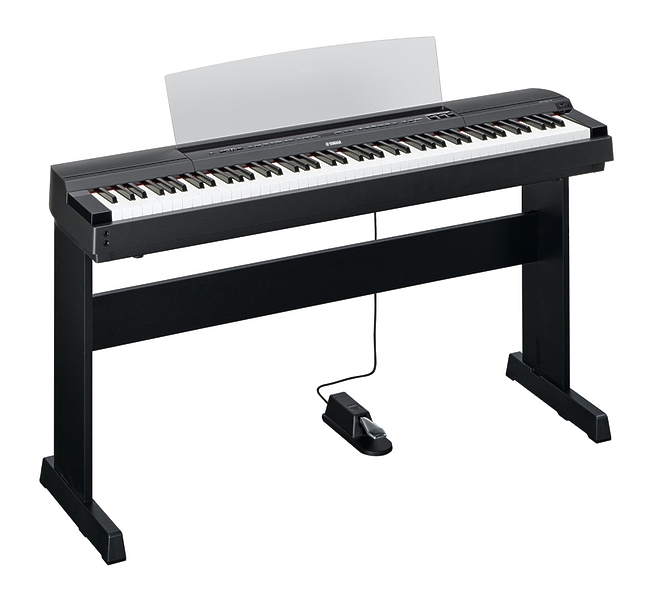 Клавишный инструмент Yamaha P-255B артикул 136546Si-1