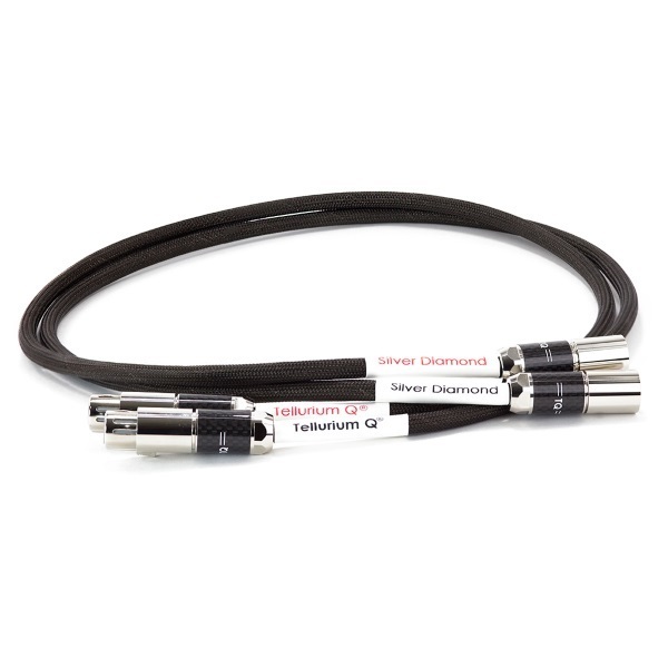 Кабель межблочный аудио Tellurium Q Silver Diamond XLR 2.5m артикул 189397Si-1