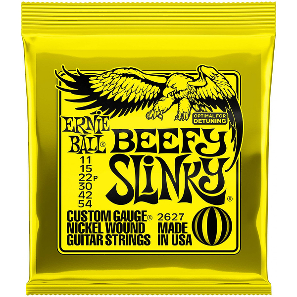 Струны для электрогитары Ernie Ball 2627 Nickel Wound Beefy Slinky артикул 291357Si-1