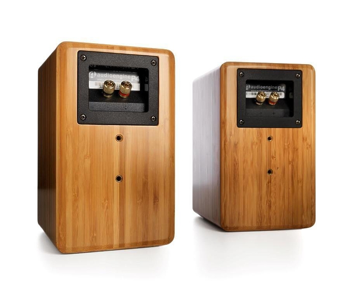 Полочная акустика Audioengine P4 Solid Bamboo артикул 106246Si-1 фото 3
