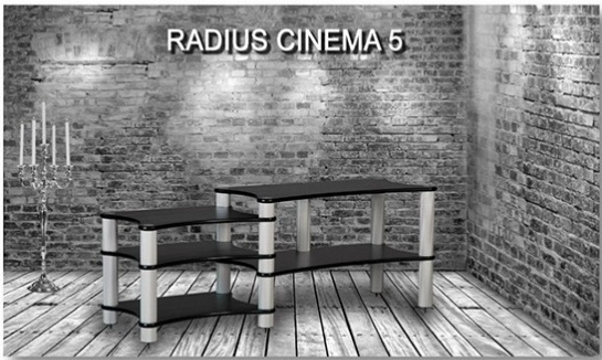 Стойка Solid Tech Cinema 5 Black/Cherry артикул 216455Si-1 фото 5