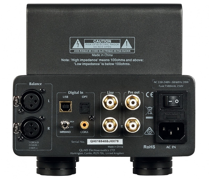 Усилитель для наушников Quad PA-One+ lancaster grey артикул 204252Si-1 фото 6