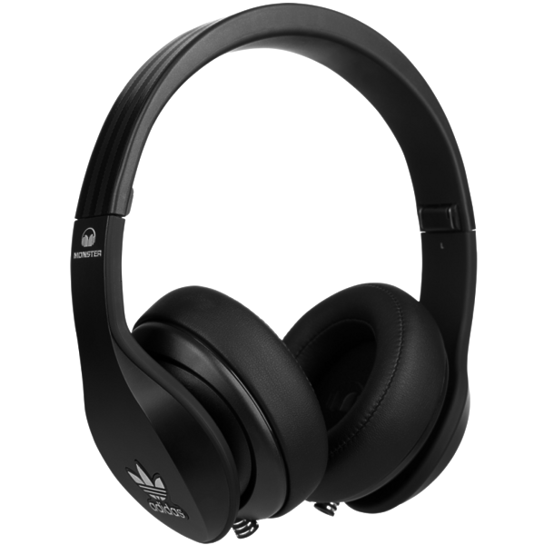 Наушники Monster Adidas Originals Over-Ear Headphones Black (137012-00) артикул 120203Si-1