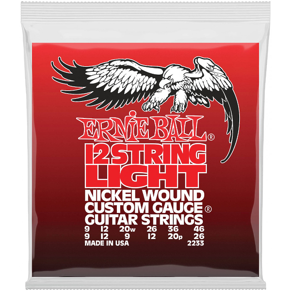 Cтруны для двенадцатиструнной гитары Ernie Ball 2233 артикул 291231Si-1