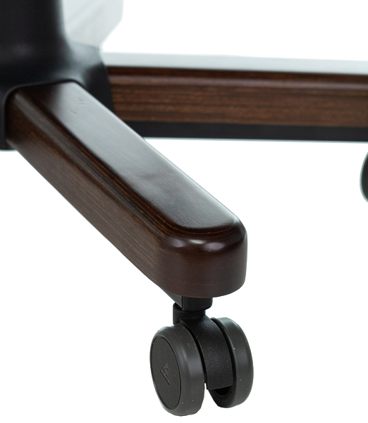 Кресло Бюрократ T-9927WALNUT/MUSTARD (Office chair T-9927WALNUT mustard leather cross metal/wood) артикул 263479Si-1 фото 3