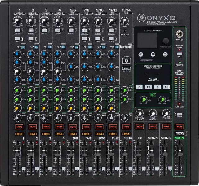 Микшер Mackie ONYX12 артикул 230264Si-1 фото 3