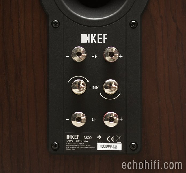 Напольная акустика KEF R500 walnut (пара) артикул 400670FV-1 фото 4