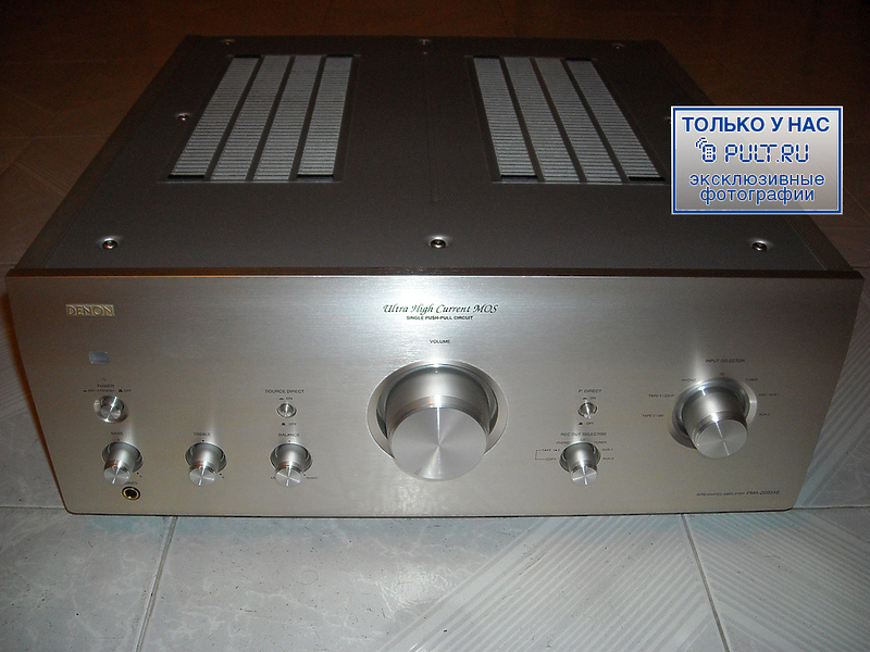 Стереоусилитель Denon PMA-2000AE silver артикул 321420FV-1 фото 4