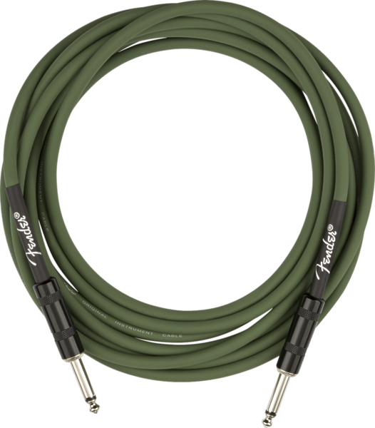 Кабель FENDER Strummer Pro 13' Instrument Cable Drab Green артикул 241929Si-1