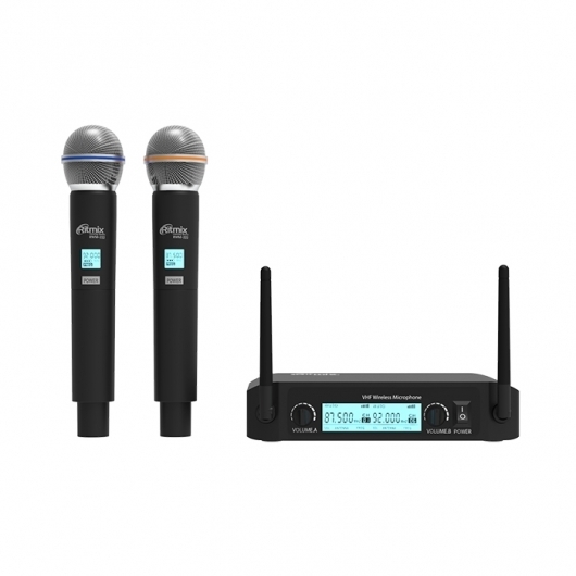 Радиосистема Ritmix RWM-222 black артикул 194624Si-1