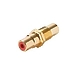 Разъем In-Akustik Premium RCA-Panel Double Coupling, red, 1 pc, 0090802002