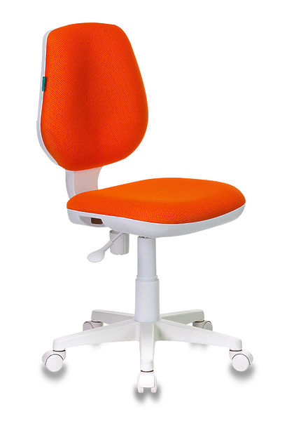 Кресло Бюрократ CH-W213/TW-96-1 (Children chair CH-W213 orange TW-96-1 cross plastic plastik белый) артикул 263257Si-1