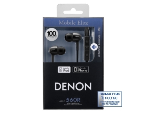 Наушники Denon AH-C560R black артикул 241607FV-1 фото 5