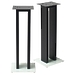 Стойка NorStone Kubben Stand Version B dark rosewood/white glass