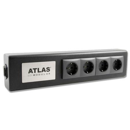 Сетевой разветвитель Atlas Eos Modular (1 розетка с фильтарцией, 3 розетки без фильтрации) артикул 342482SI-1