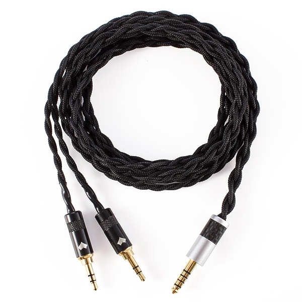 Кабель для наушников Kennerton 2 x Jack 3.5 мм TRS / 4.4 мм TRRRS, Soviet Litz, Special Edition артикул 284792Si-1