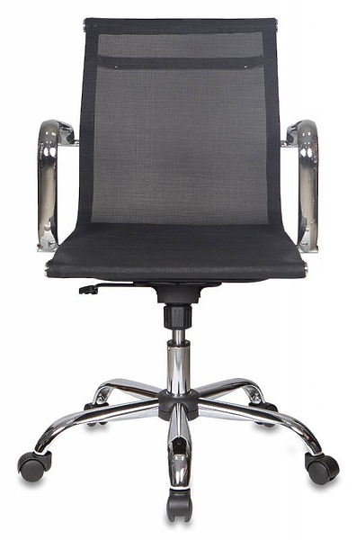 Кресло Бюрократ CH-993-LOW/M01 (Office chair CH-993-Low black M01 gauze low back cross metal хром) артикул 263457Si-1 фото 3