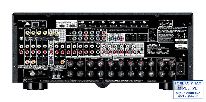AV Ресивер Yamaha RX-A3030 black артикул 389030FV-1 фото 4