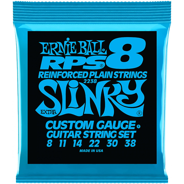 Струны для электрогитары Ernie Ball 2238 RPS8 Extra Slinky артикул 291333Si-1