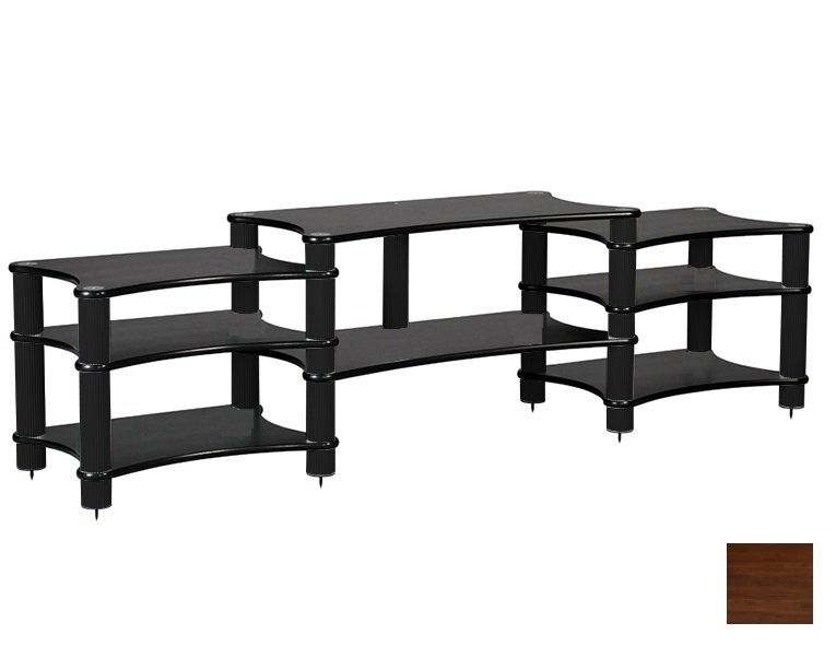 Стойка Solid Tech Cinema 8 Black/Walnut артикул 216463Si-1