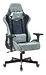Кресло Zombie VIKING 7 KNIGHT BL (Game chair VIKING 7 KNIGHT Fabric blue textile/eco.leather headrest cross metal)