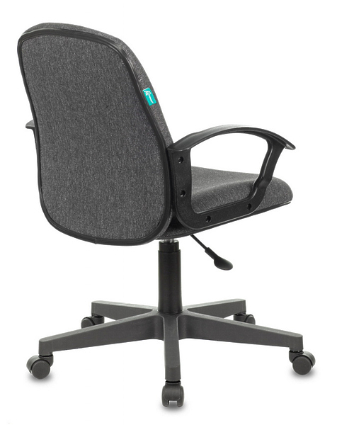 Кресло Бюрократ CH-808-LOW/#G (Office chair CH-808-LOW grey 3C1 low back cross plastic) артикул 263317Si-1 фото 5