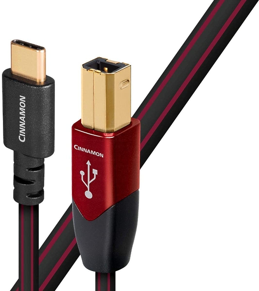 Кабель AudioQuest Cinnamon USB-C - USB-B, 1.5 м артикул 219912Si-1