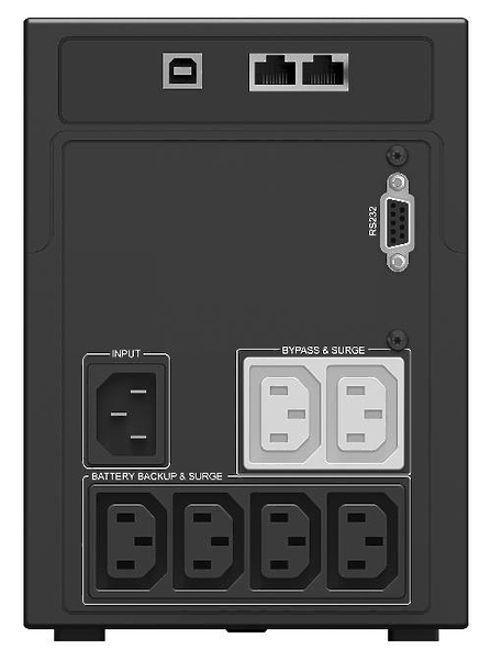 Блок бесперебойного питания Ippon Smart Power Pro II 1200 Black артикул 268218Si-1 фото 3