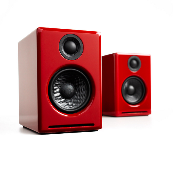 Полочная акустика Audioengine A2+ BT Red артикул 239686Si-1
