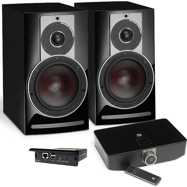 Полочная акустика Dali Rubicon 2 C black high gloss + DALI Sound Hub + BluOS Module артикул 217416Si-1