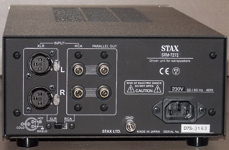 Усилитель для наушников Stax SRM 727 II BLACK артикул 145417Si-1 фото 4