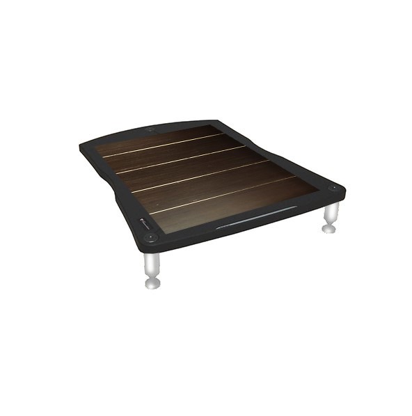 Подставка для усилителей мощности Bassocontinuo VIELLA 2.1 Wenge bottom shelf (ножки белые) артикул 286997Si-1