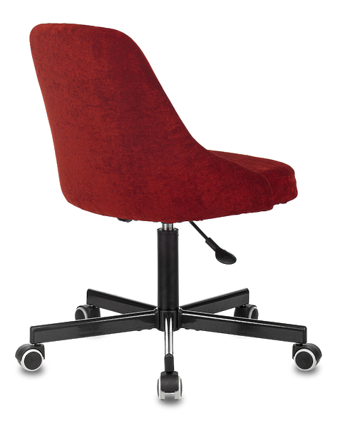 Кресло Бюрократ CH-340M/VELV09 (Office chair CH-340M cherry Velvet 09 cross metal) артикул 263426Si-1 фото 5