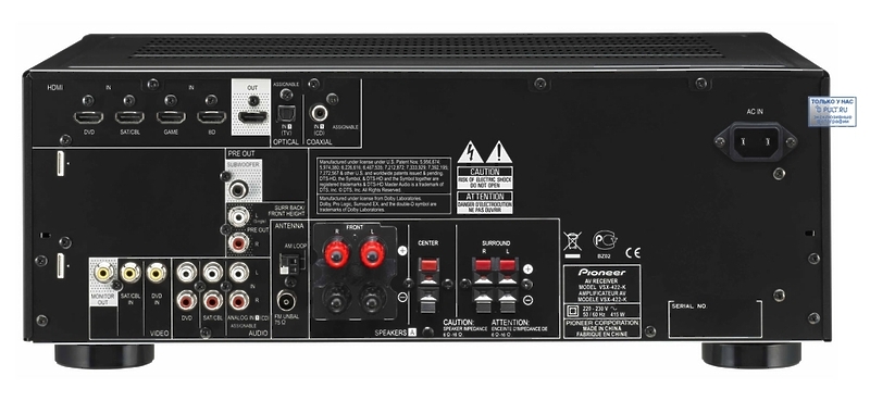 AV Ресивер Pioneer VSX-422-K артикул 382159FV-1 фото 3