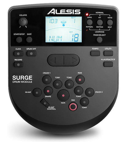 Электронная барабанная установка Alesis Surge Mesh Kit артикул 247001Si-1 фото 4