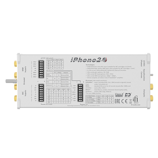 Фонокорректор iFi Audio Micro iPhono2 артикул 152190Si-1 фото 6