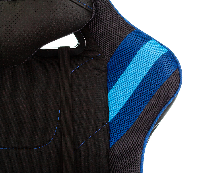 Кресло Zombie VIKING 4 AERO BLUE (Game chair VIKING 4 AERO black/blue textile/eco.leather headrest cross plastic) артикул 263280Si-1 фото 20