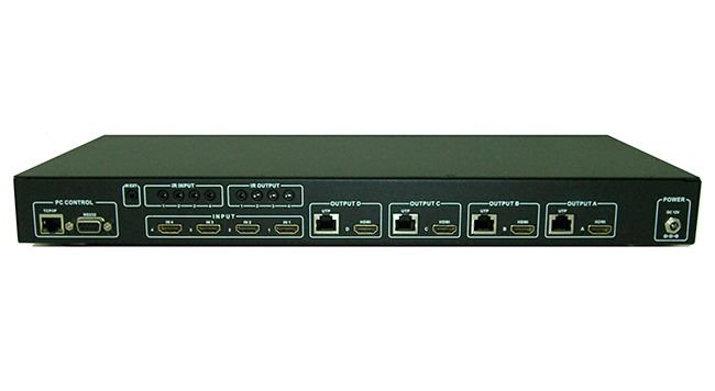 HDMI матрица Dr.HD 4x4 / Dr.HD MA 444 FSE 50 артикул 143228Si-1 фото 3