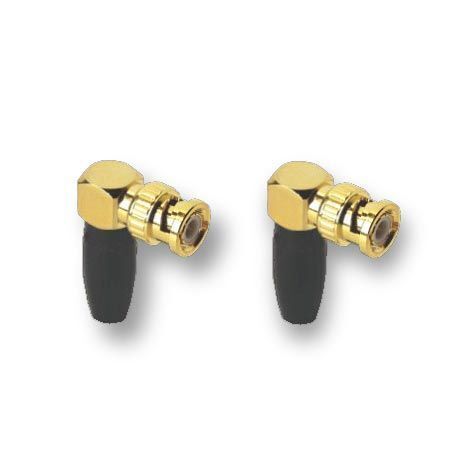 Разъемы AudioQuest Right-Angle BNC Plugs Gold (2) артикул 235790Si-1