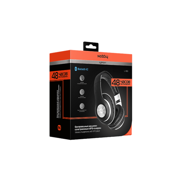 Наушники Nobby Expert L-950 NBE-BH-42-73  черный артикул 189246Si-1 фото 4
