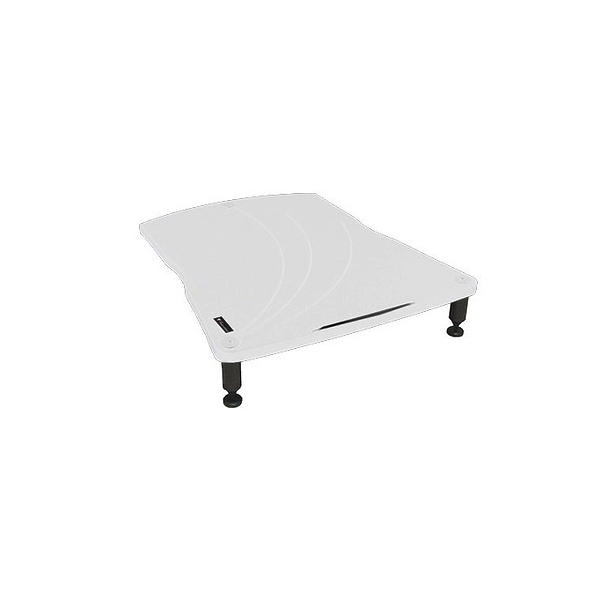 Подставка для усилителей мощности Bassocontinuo VIELLA 2.1 Inside White bottom shelf артикул 273878Si-1
